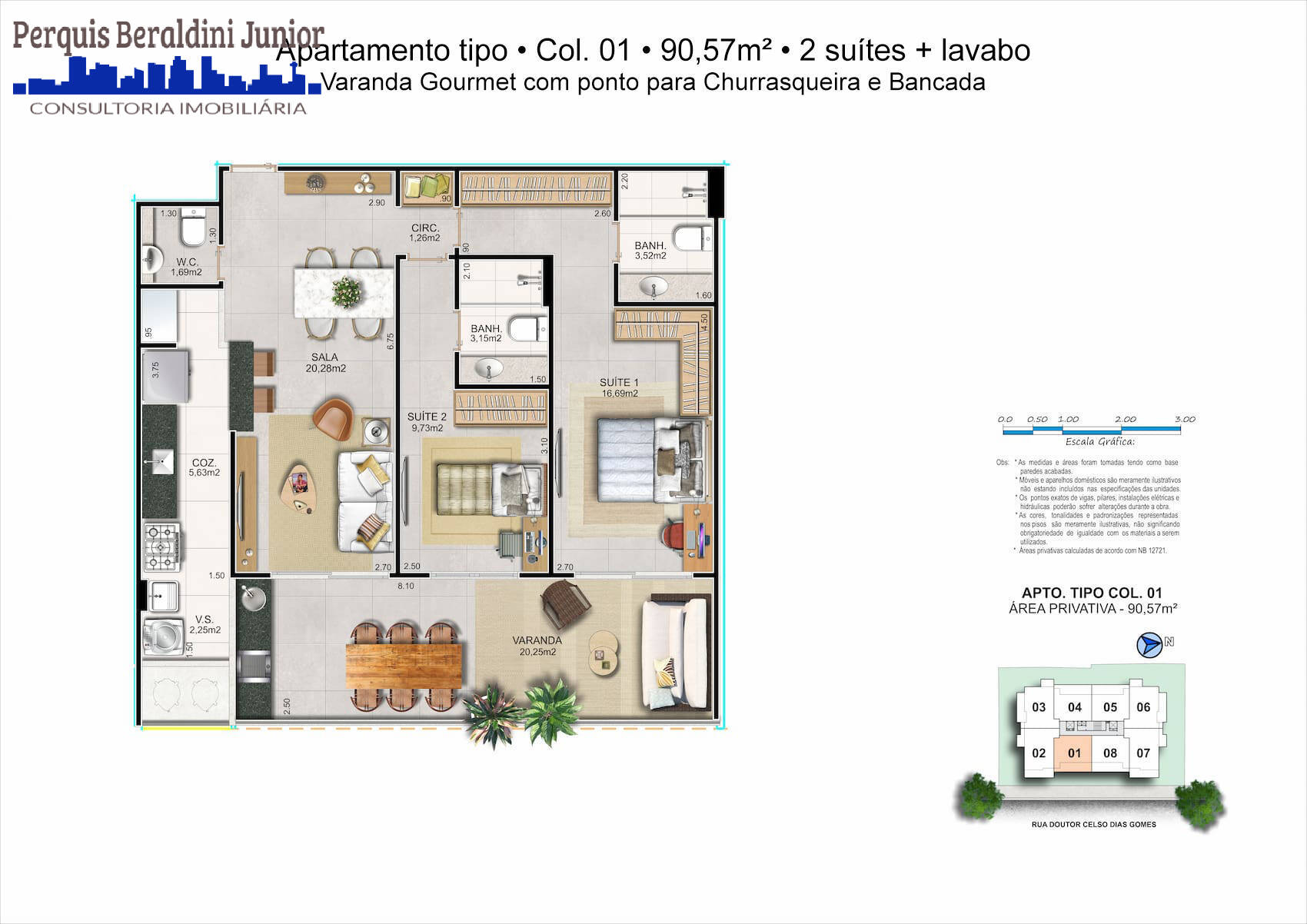 Apartamento à venda com 2 quartos, 90m² - Foto 10